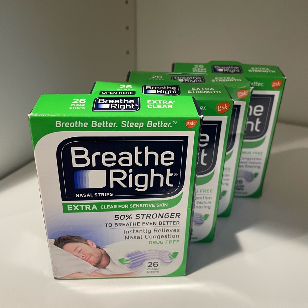 NWT 4X Breathe Right Nasal Strips